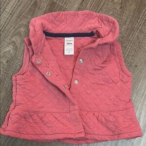 Carter's Quilted Pink Vest 18M
